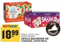 Food Lion Devils backbone or coastal cocktails offer