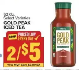 Food Lion Gold peak iced tea offer