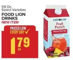 Food Lion Food lion drinks offer