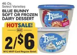 Food Lion Blue bunny soft or frozen dairy dessert offer