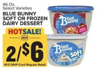 Food Lion Blue bunny soft or frozen dairy dessert offer