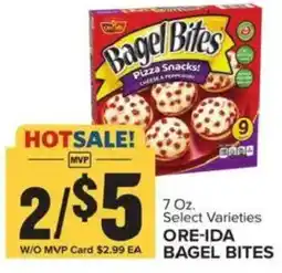Food Lion Ore-ida bagel bites offer