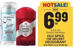 Food Lion Old spice or secret deodorant offer