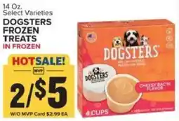 Food Lion Dogsters frozen treats offer
