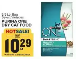 Food Lion Purina one dry cat food offer