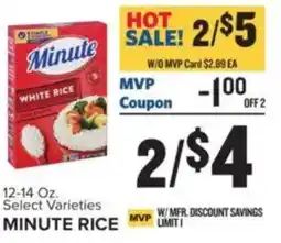 Food Lion Minute rice offer