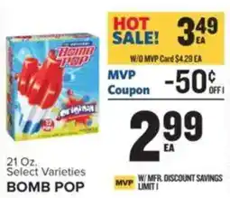Food Lion Bomb pop offer