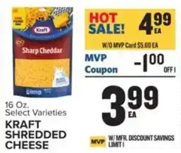Food Lion Kraft shredded cheese offer