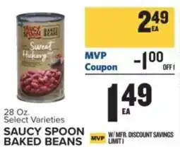 Food Lion Saucy spoon baked beans offer