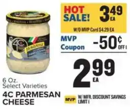 Food Lion 4c parmesan cheese offer