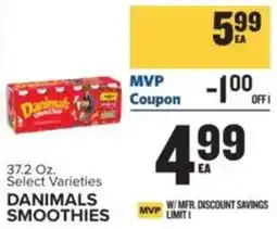 Food Lion Danimals smoothies offer