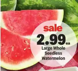 Meijer Large Whole Seedless Watermelon offer