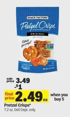 Meijer Pretzel Crisps offer