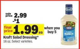 Meijer Kraft Salad Dressing offer