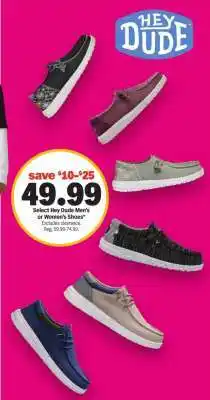 Meijer HEY DUDE SHOES offer