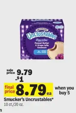 Meijer Smucker's Uncrustables offer