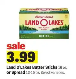 Meijer Land O'Lakes Butter Sticks or Spread offer