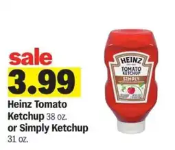 Meijer Heinz Tomato Ketchup or Simply Ketchup offer