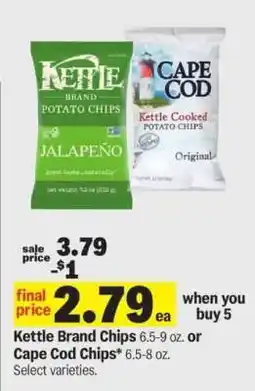 Meijer Kettle Brand Chips or Cape Cod Chips offer