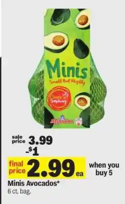 Meijer Minis Avocados offer