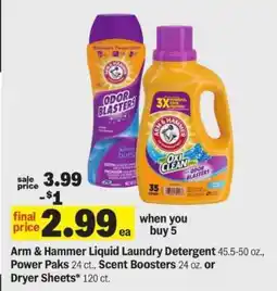 Meijer Arm & Hammer Liquid Laundry Detergent offer
