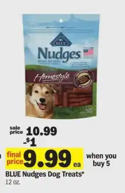 Meijer Blue Nudges Dog Treats offer