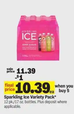 Meijer Sparkling Ice Variety Pack offer