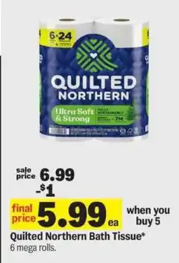 Meijer Quilted Northern Bath Tissue offer
