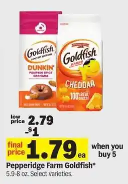Meijer Pepperidge Farm Goldfish offer