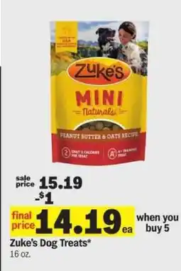 Meijer Zuke's Dog Treats offer