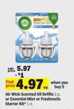 Meijer Air Wick Scented Oil Refills offer