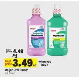 Meijer Meijer Oral Rinse offer