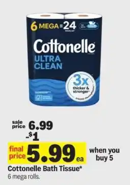 Meijer Cottonelle Bath Tissue offer