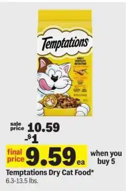Meijer Temptations Dry Cat Food offer
