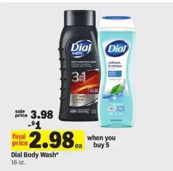 Meijer Dial Body Wash offer