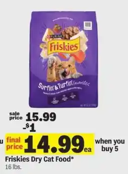 Meijer Friskies Dry Cat Food offer