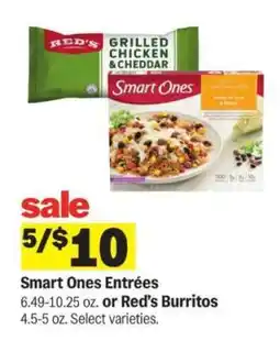 Meijer Smart Ones Entrées or Red’s Burritos offer