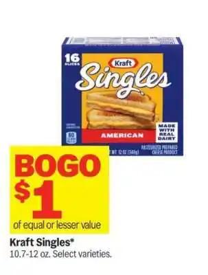 Meijer Kraft Singles offer