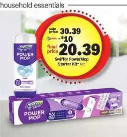 Meijer Swiffer Powermop Starter Kit offer