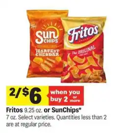 Meijer Fritos or SunChips offer
