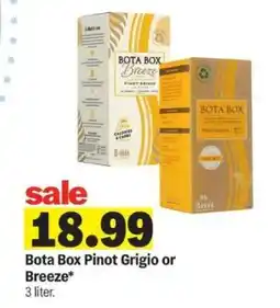 Meijer Bota Box Pinot Grigio or Breeze offer