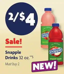 Family Dollar Snapple Drinks offer