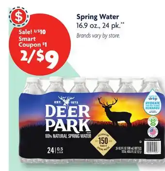 Family Dollar Spring Water offer