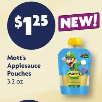 Family Dollar Mott's Applesauce Pouches offer