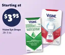 Family Dollar Visine Eye Drops offer