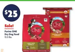 Family Dollar Purina ONE Dry Dog Food offer