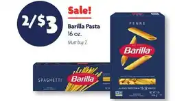 Family Dollar Barilla Pasta offer