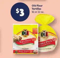 Family Dollar Olé Flour Tortillas offer