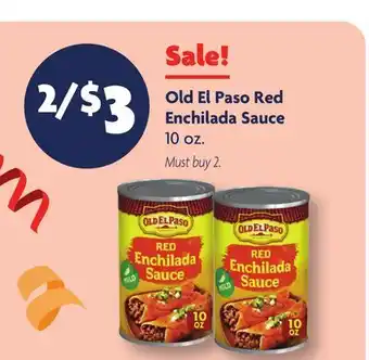 Family Dollar Old El Paso Red Enchilada Sauce offer