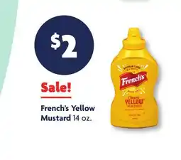 Family Dollar French's Yellow Mustard offer